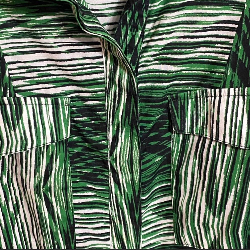 Derek Lam For Design Nation Green Shirt Dress
